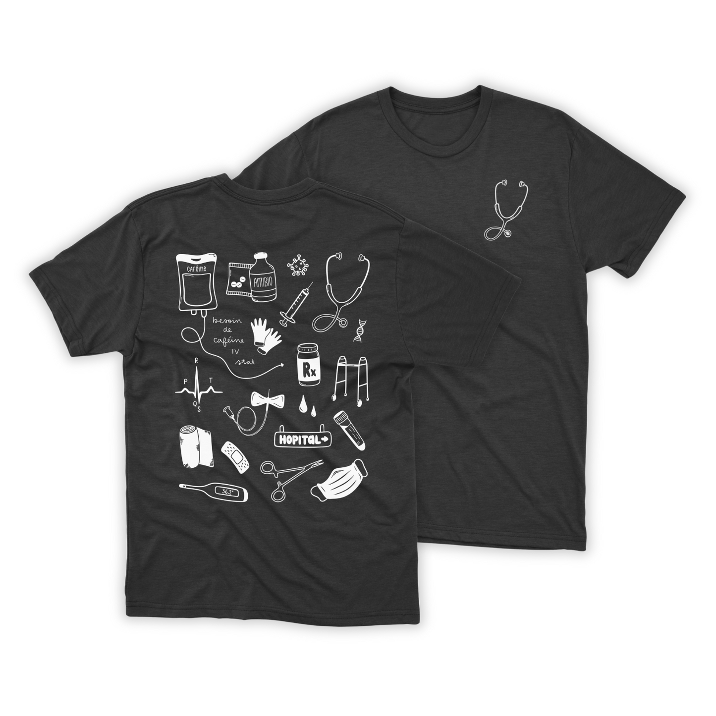 T-Shirt "Soins infirmiers" PRÉVENTE