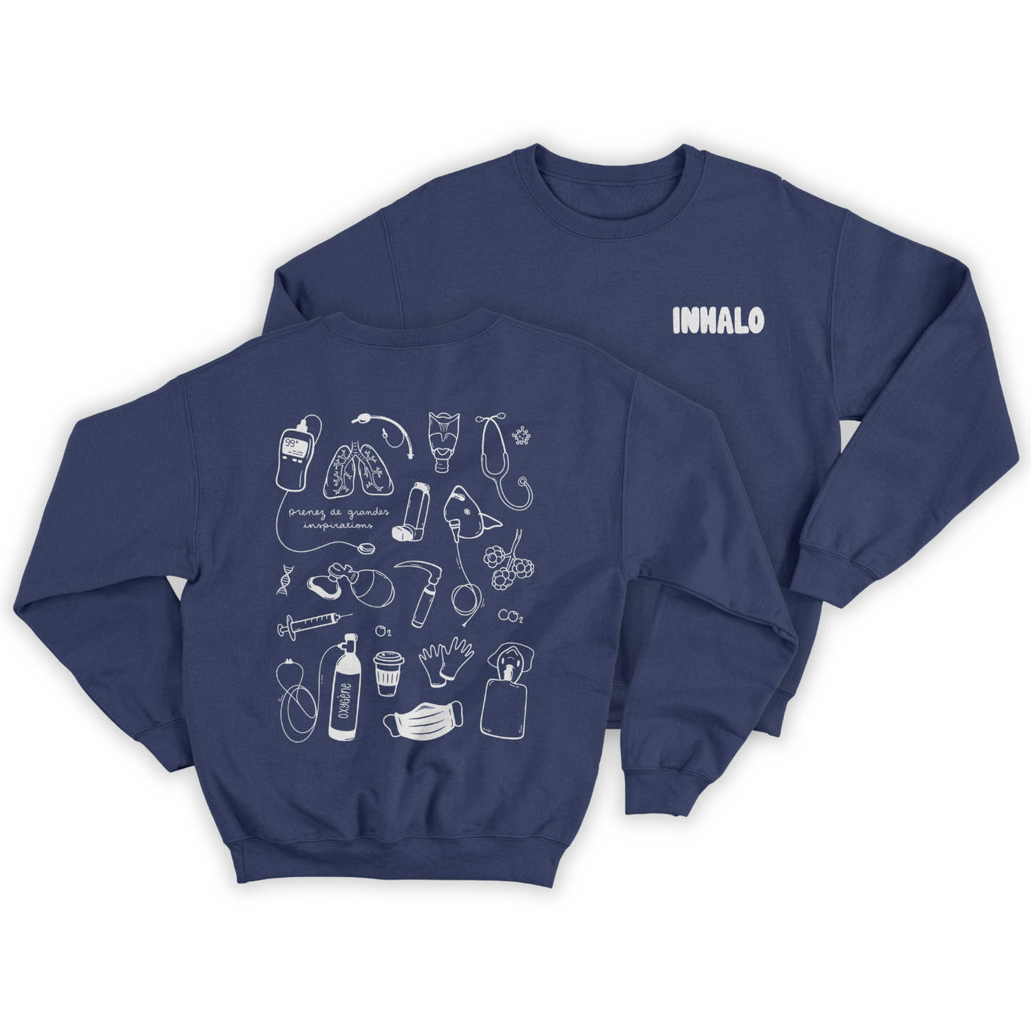Crewneck "Inhalo" PRÉVENTE