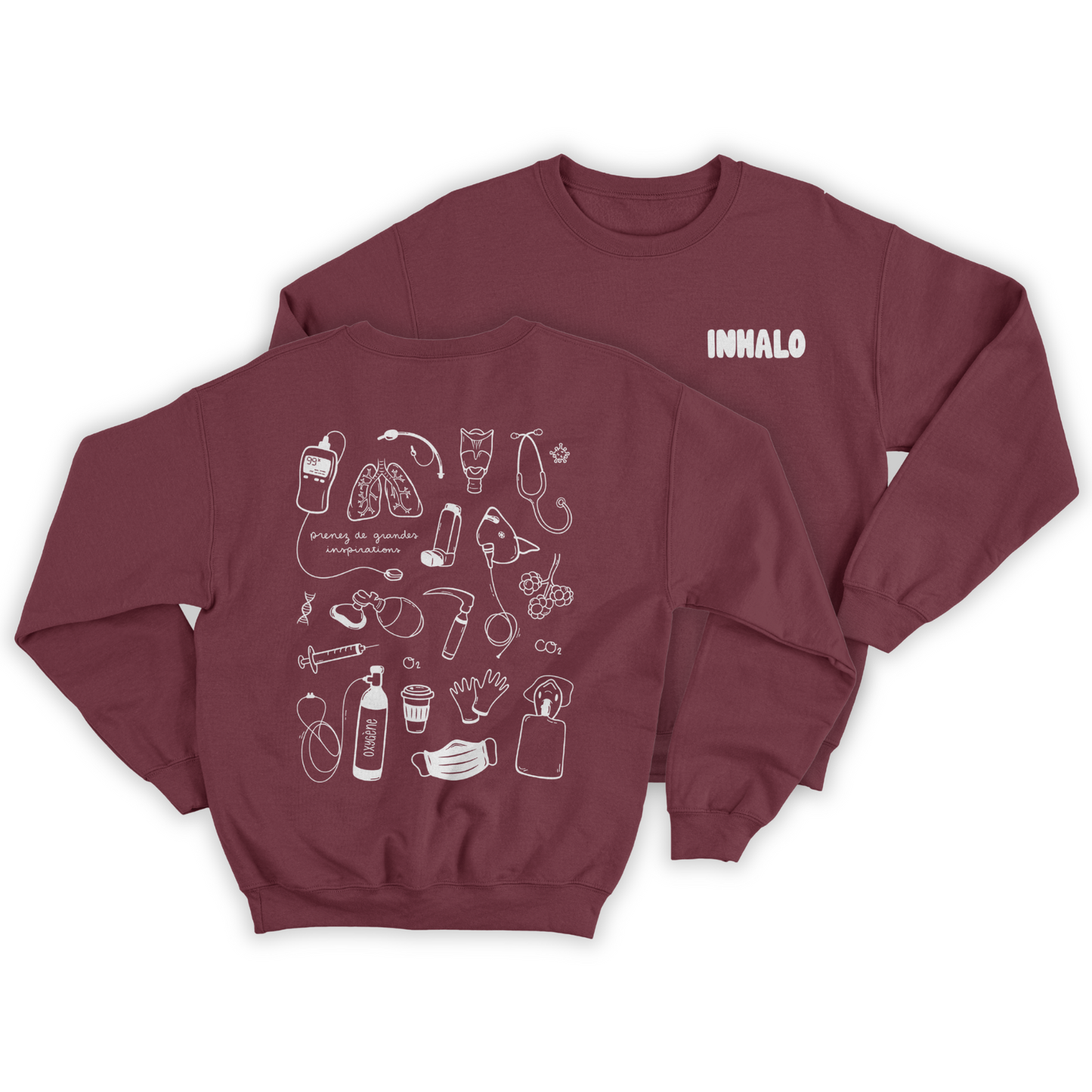 Crewneck "Inhalo" PRÉVENTE