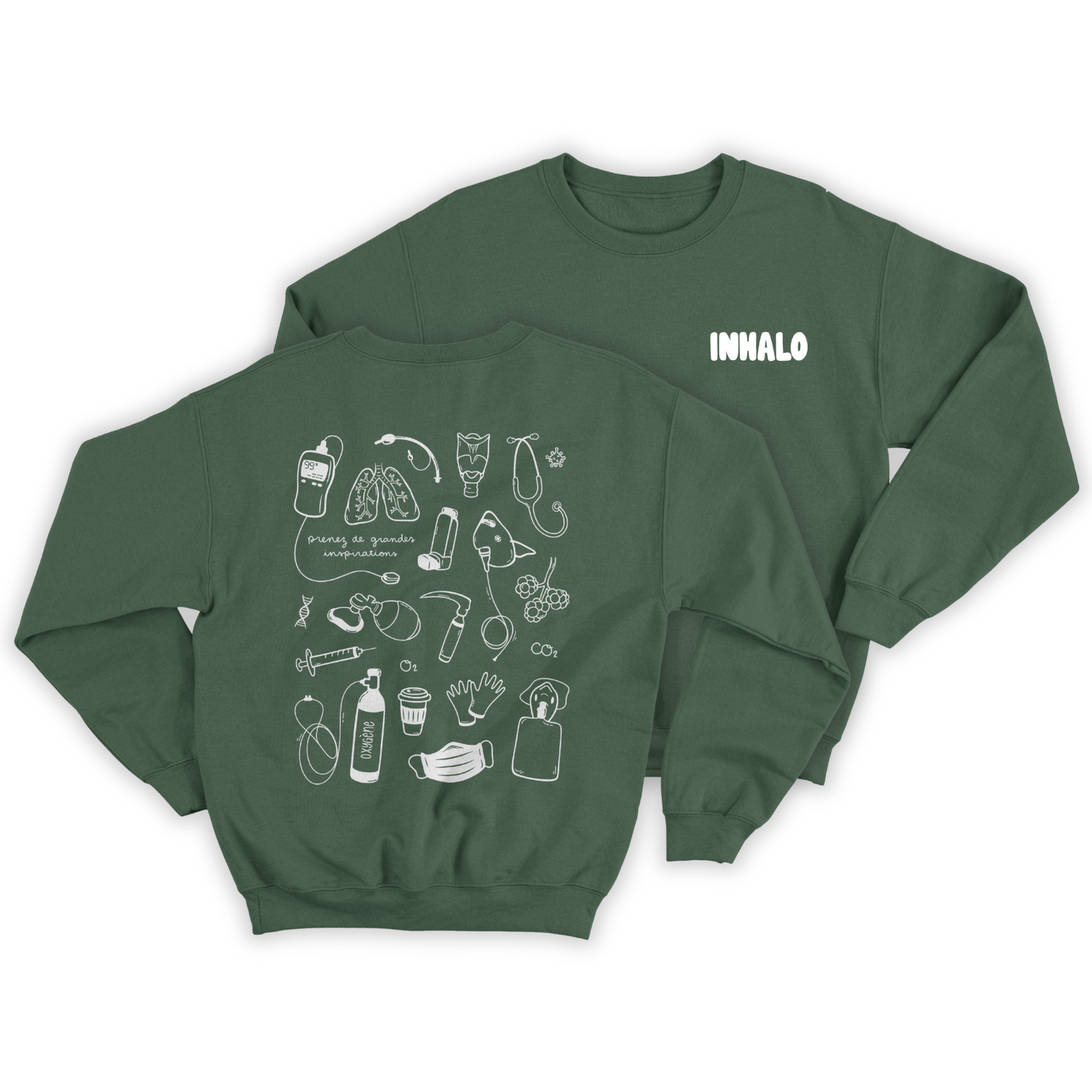 Crewneck "Inhalo" PRÉVENTE