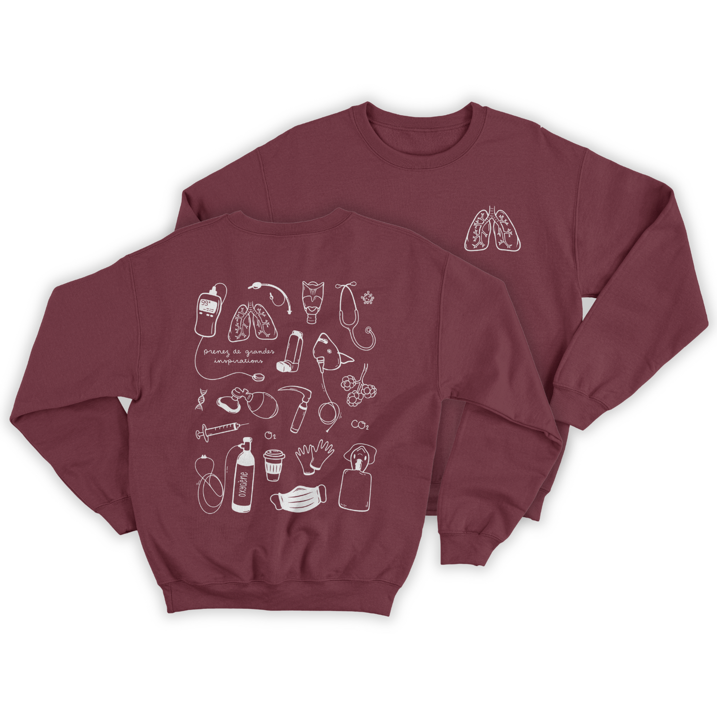 Crewneck "Inhalo" PRÉVENTE