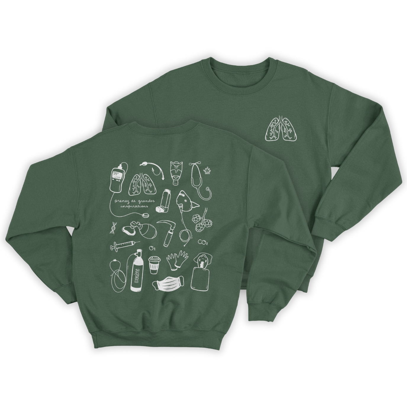 Crewneck "Inhalo" PRÉVENTE
