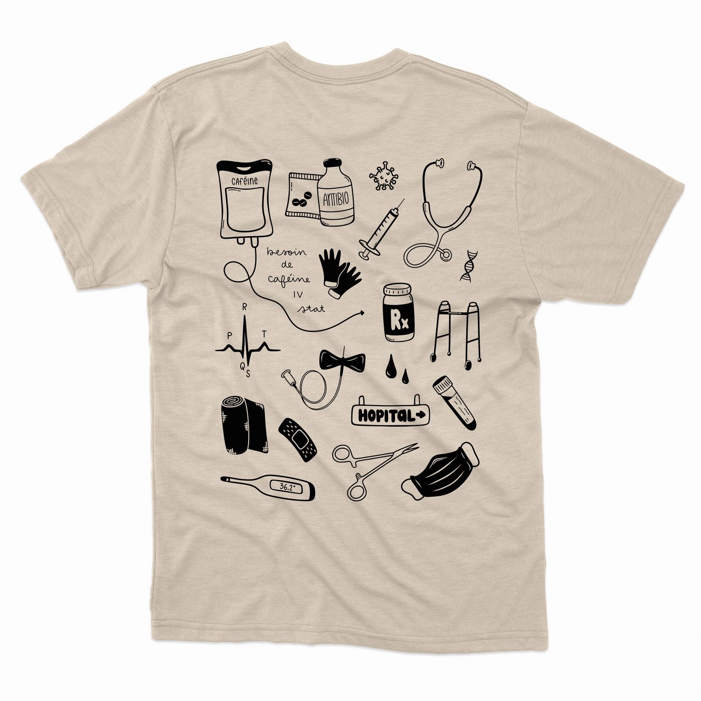 T-shirt "Soins infirmiers"