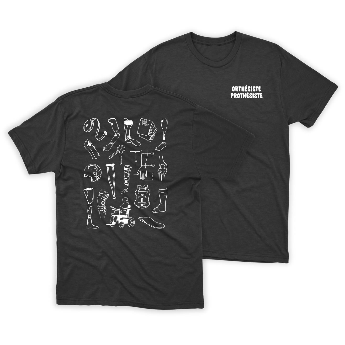 T-shirt "Orthésiste/prothésiste"