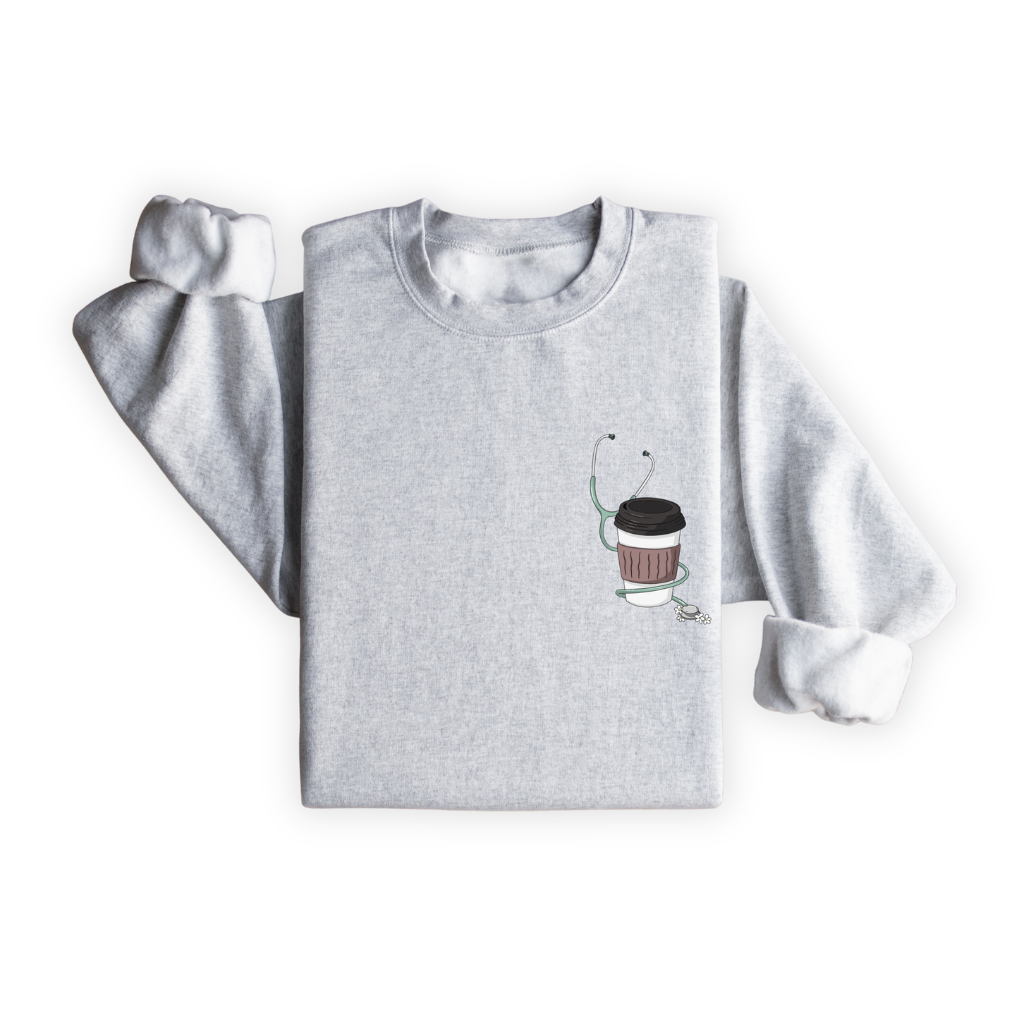 Crewneck "Coffee & Stetho"