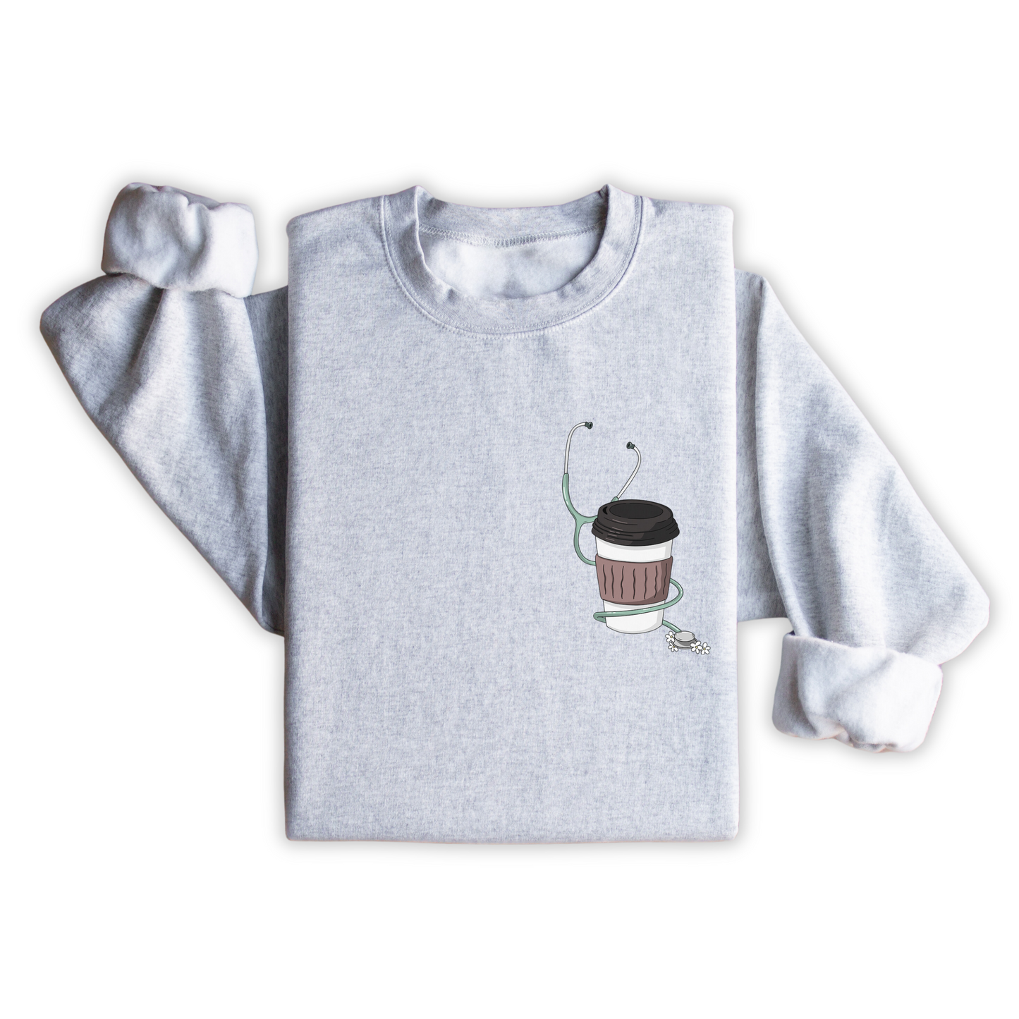 Crewneck "Coffee & Stetho"