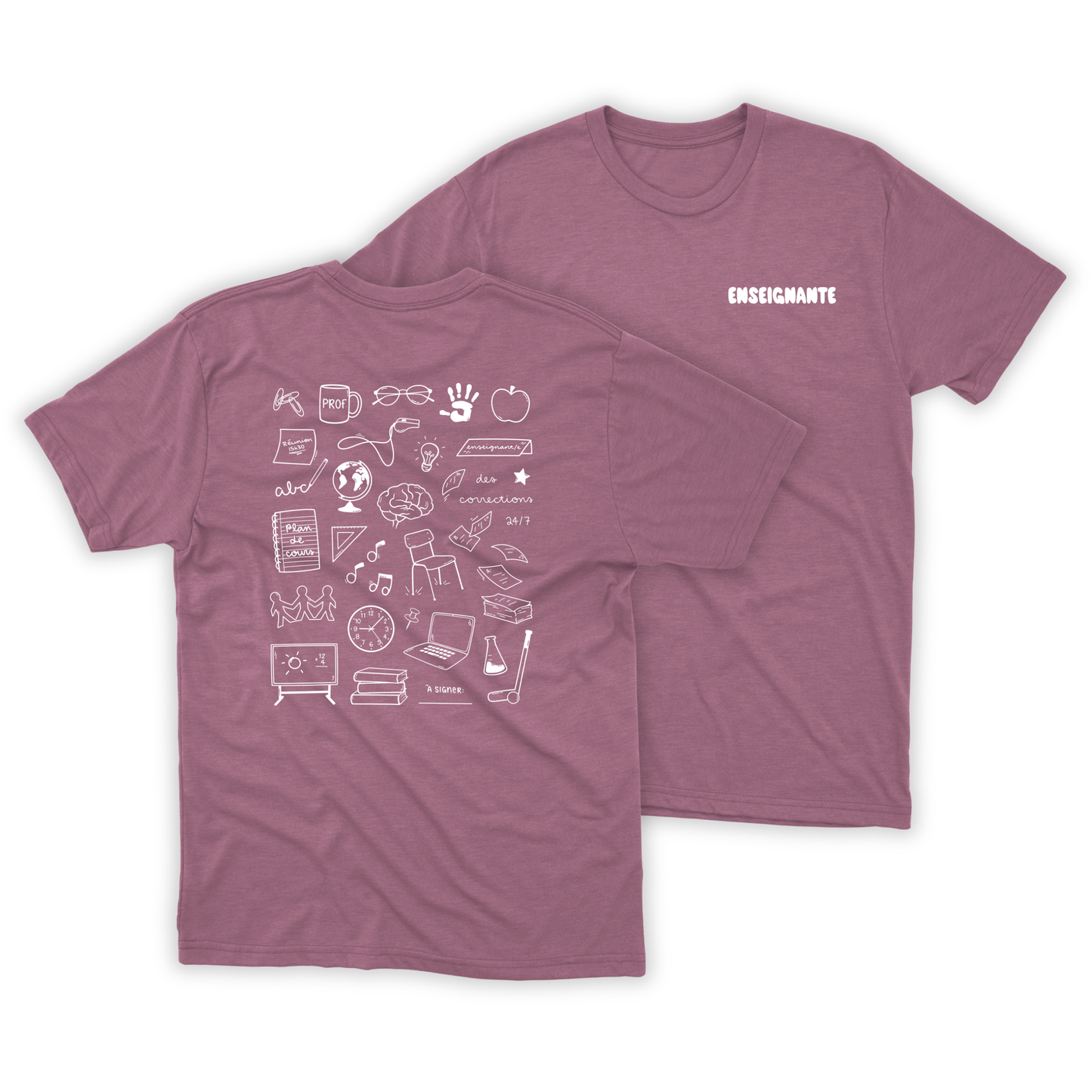 T-shirt "Enseignants"