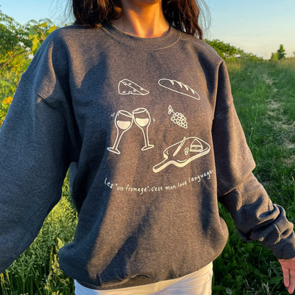 Crewneck "Vin Fromage"