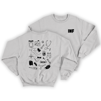 Crewneck "Soins infirmiers"
