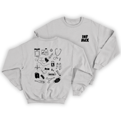 Crewneck "Soins infirmiers"