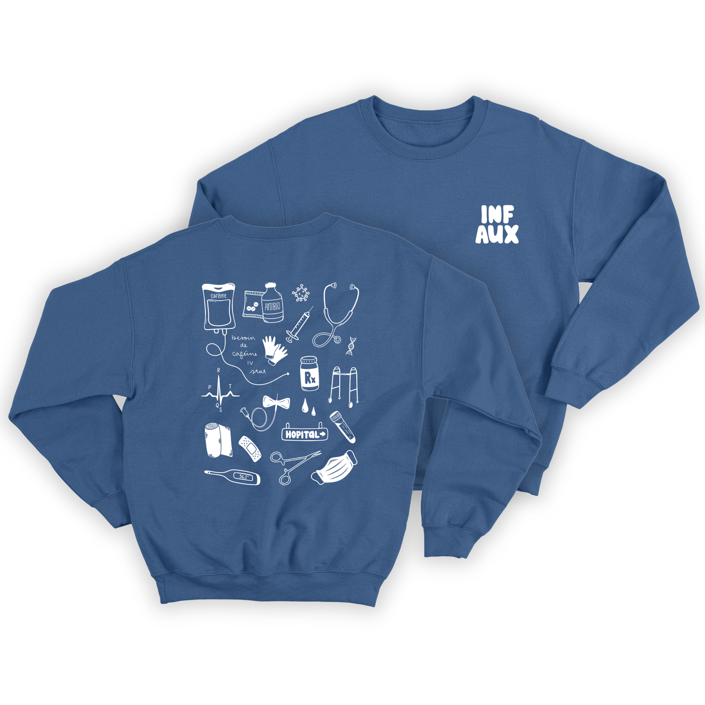 Crewneck "Soins infirmiers"