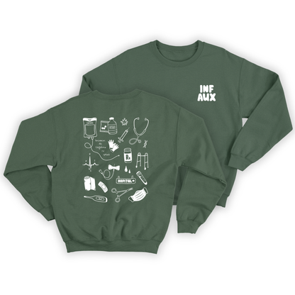 Crewneck "Soins infirmiers"