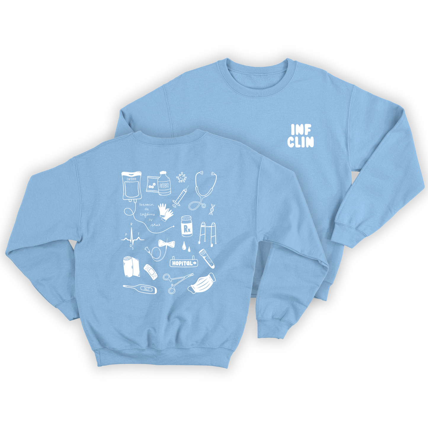 Crewneck "Soins infirmiers"