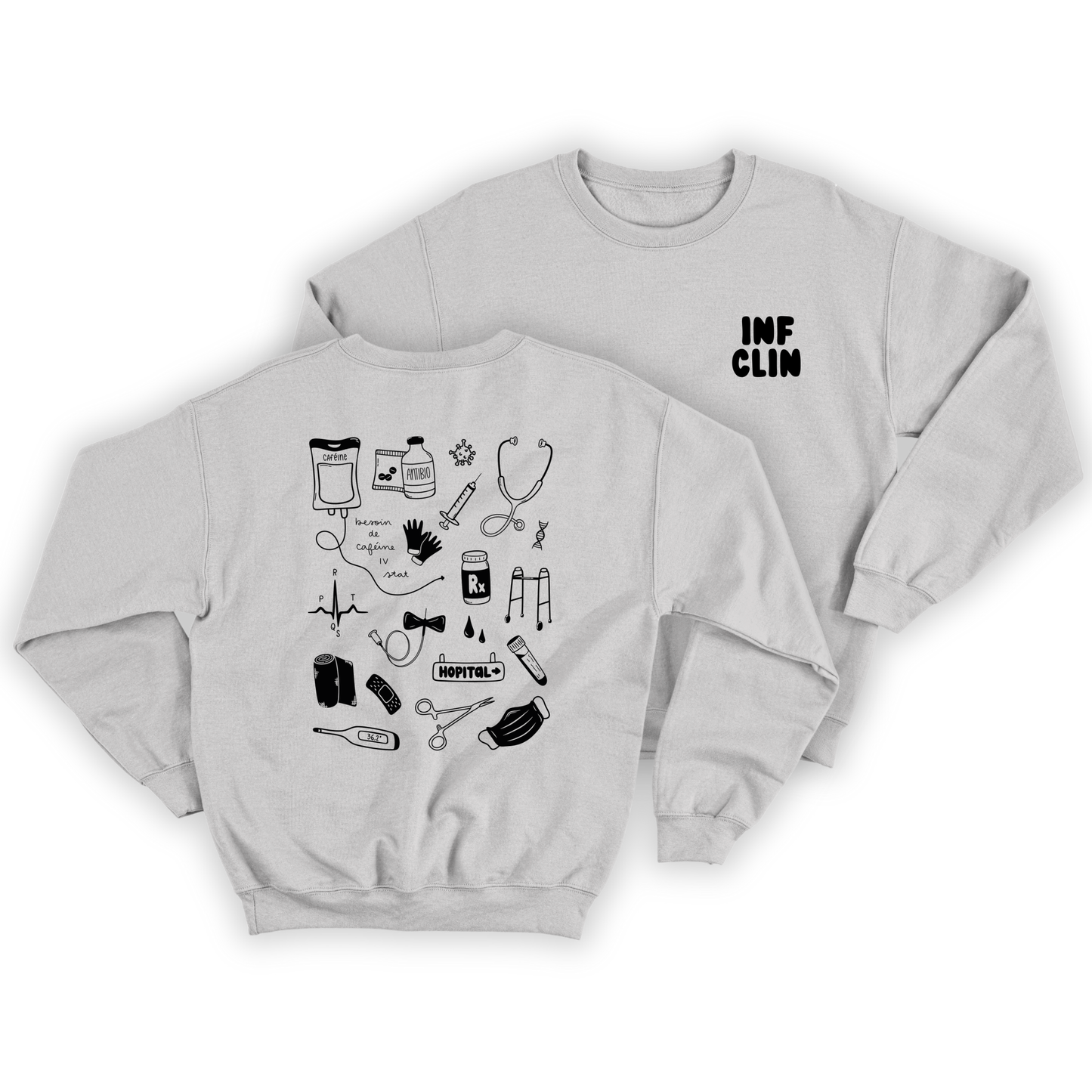Crewneck "Soins infirmiers"