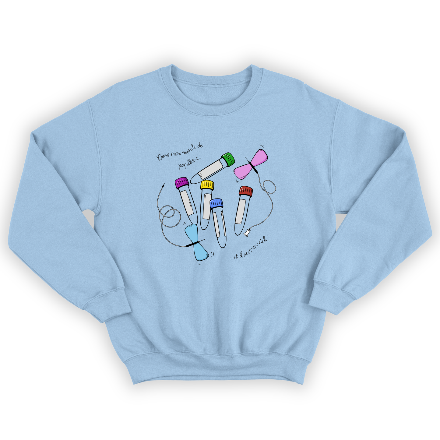 Crewneck "Butterflies & Rainbows"