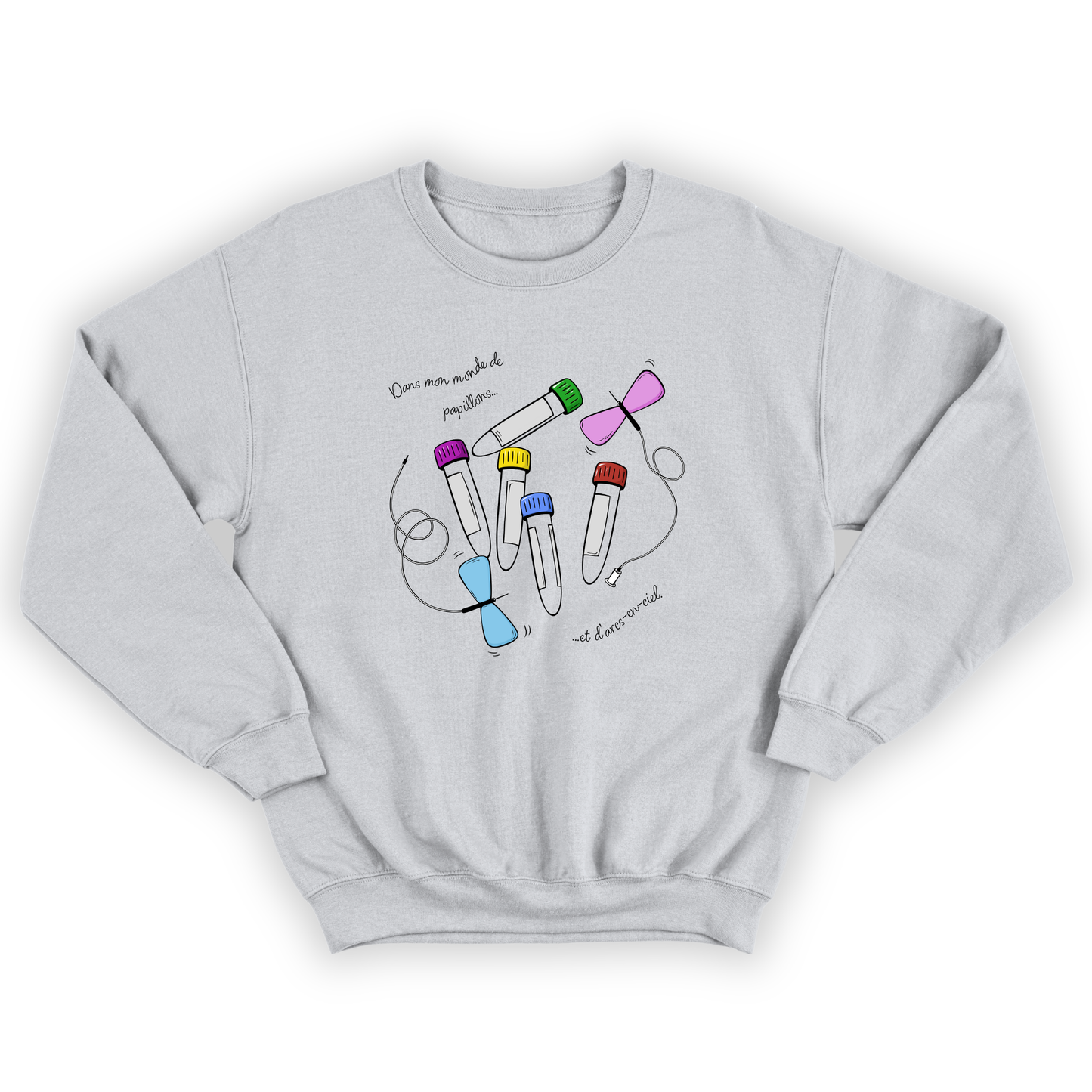 Crewneck "Butterflies & Rainbows"