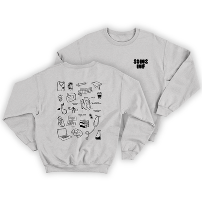Crewneck "Étudiant soins"