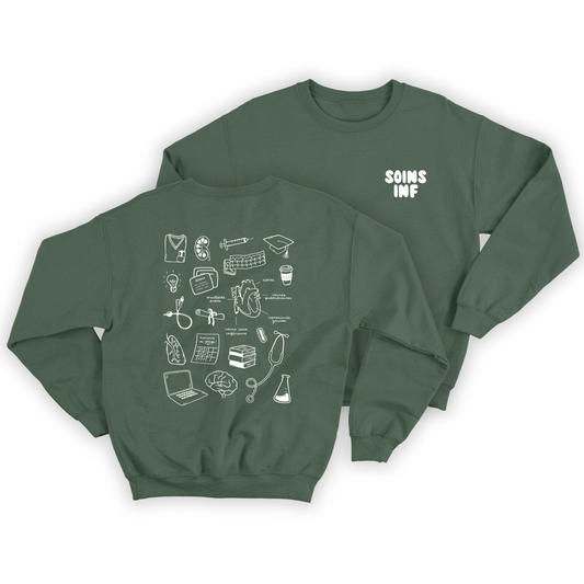 Crewneck "Étudiant soins"