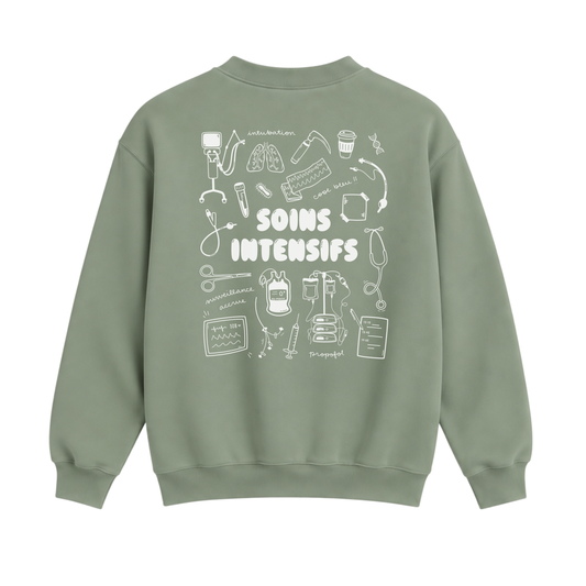Crewneck "SOINS INTENSIFS"