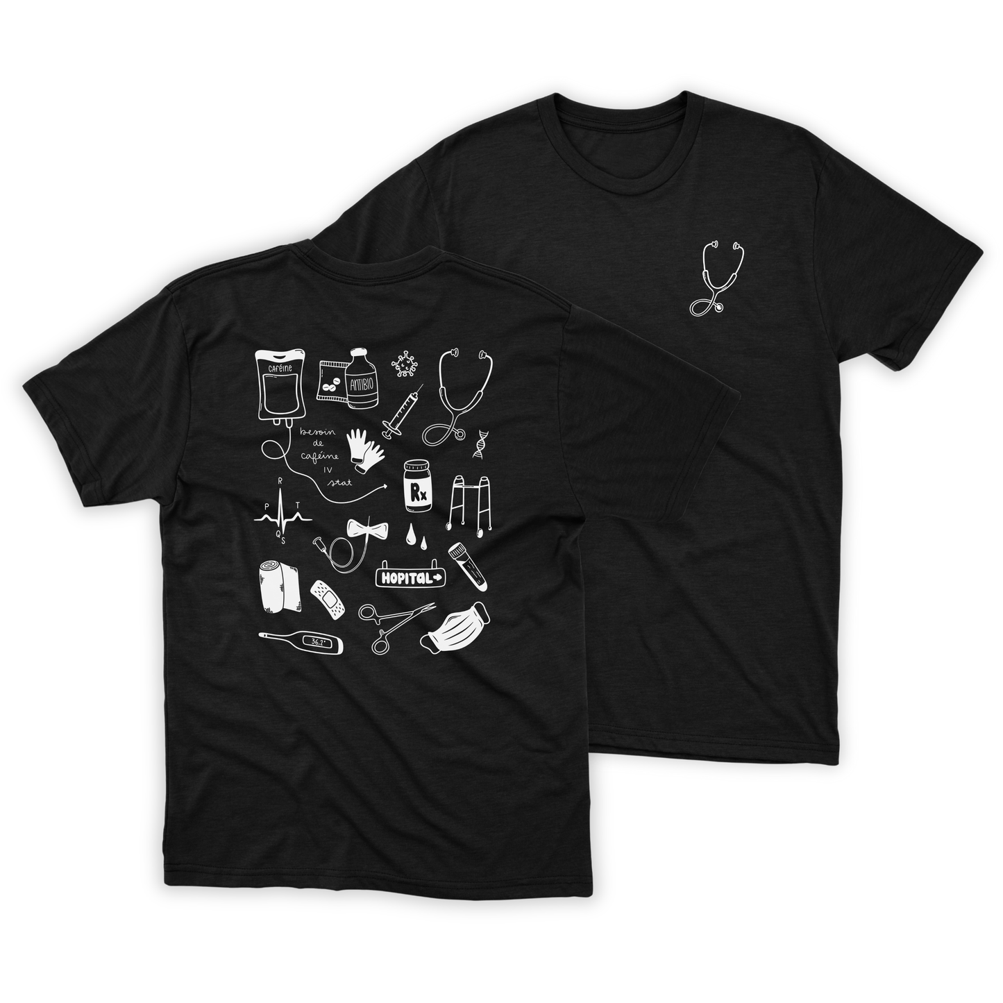 T-shirt "Soins infirmiers"