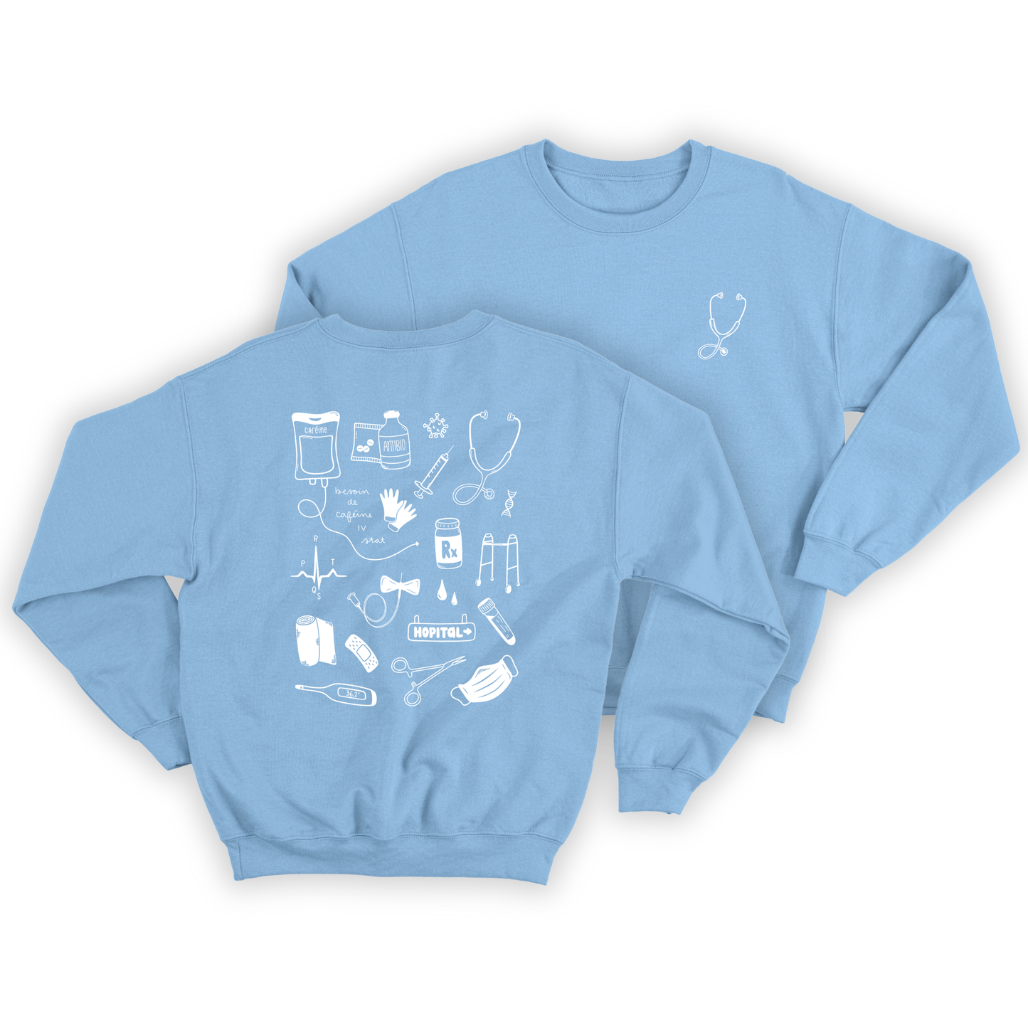Crewneck "Soins infirmiers"