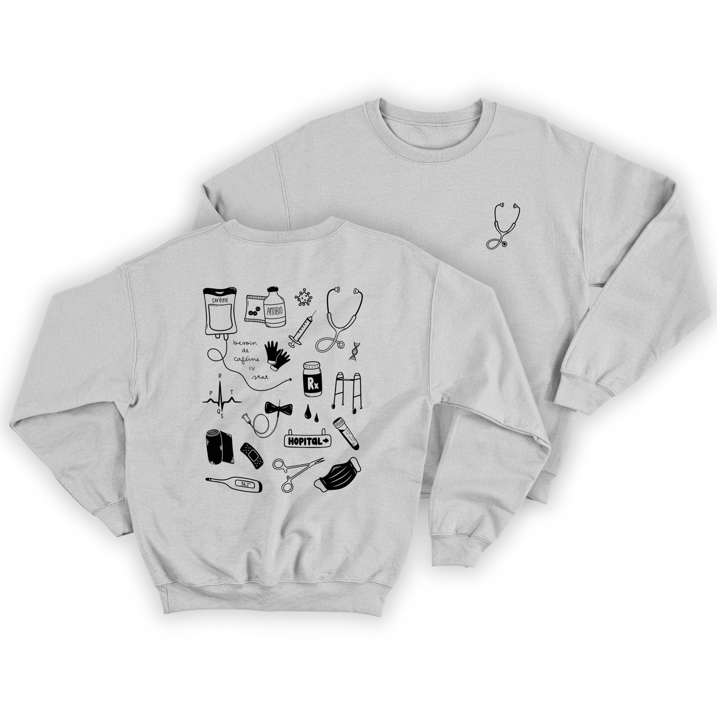 Crewneck "Soins infirmiers"