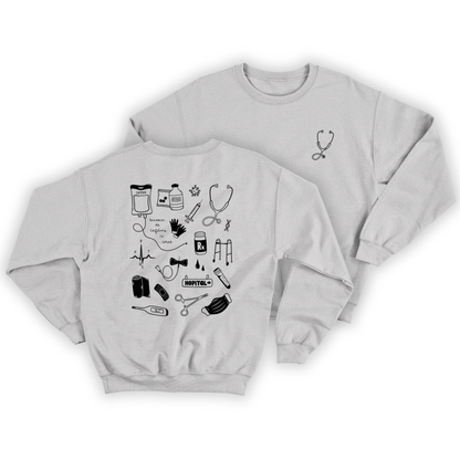 Crewneck "Soins infirmiers"