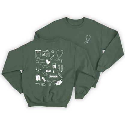 Crewneck "Soins infirmiers"