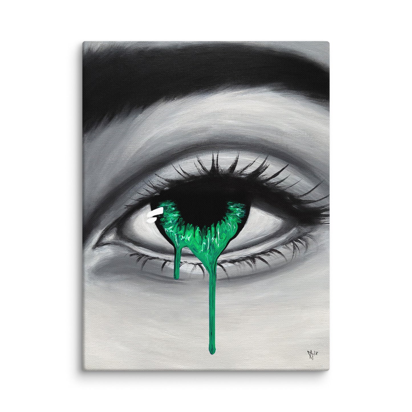 EYE 2 Canvas Print (GREEN)