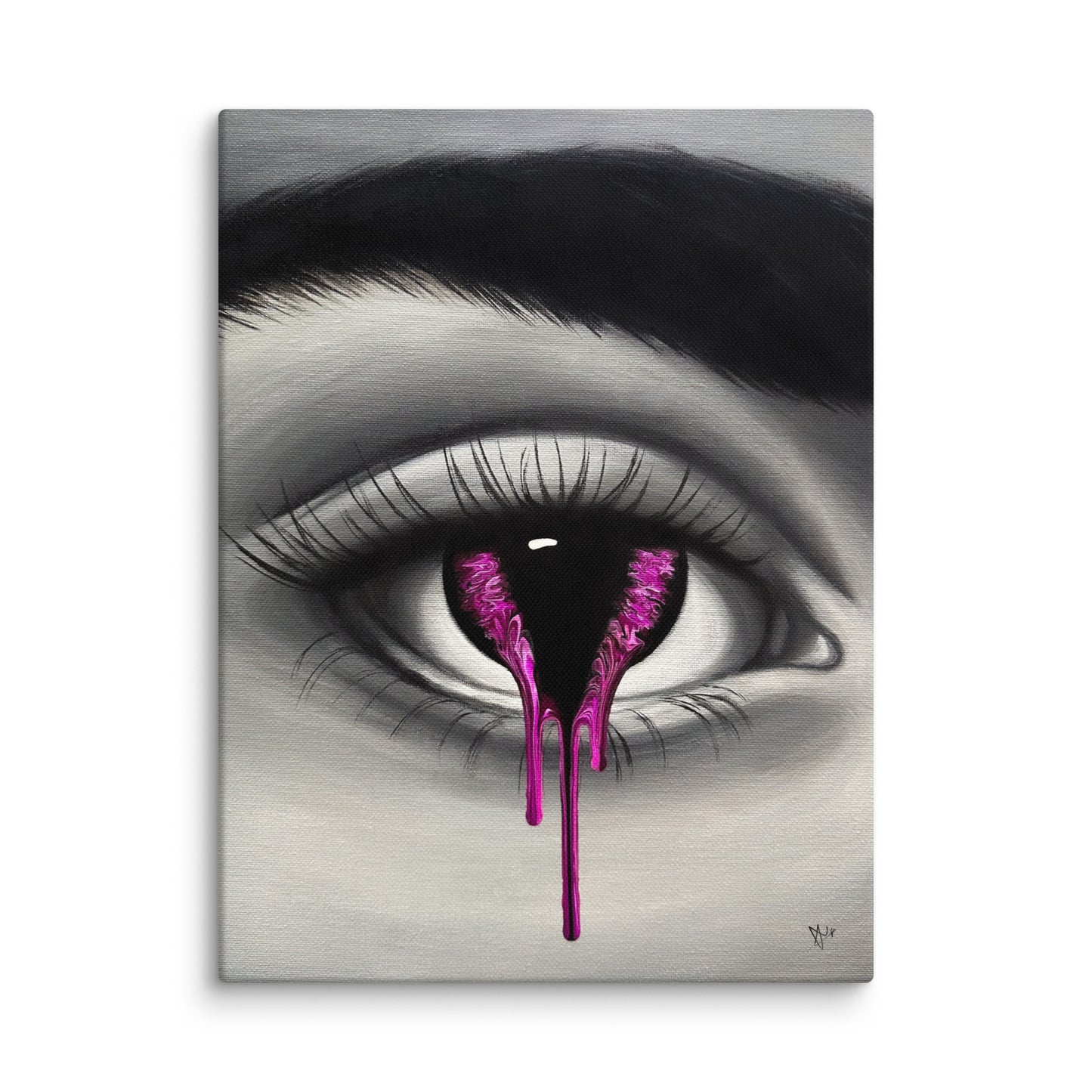 EYE 1 Canvas Print (VIOLET)