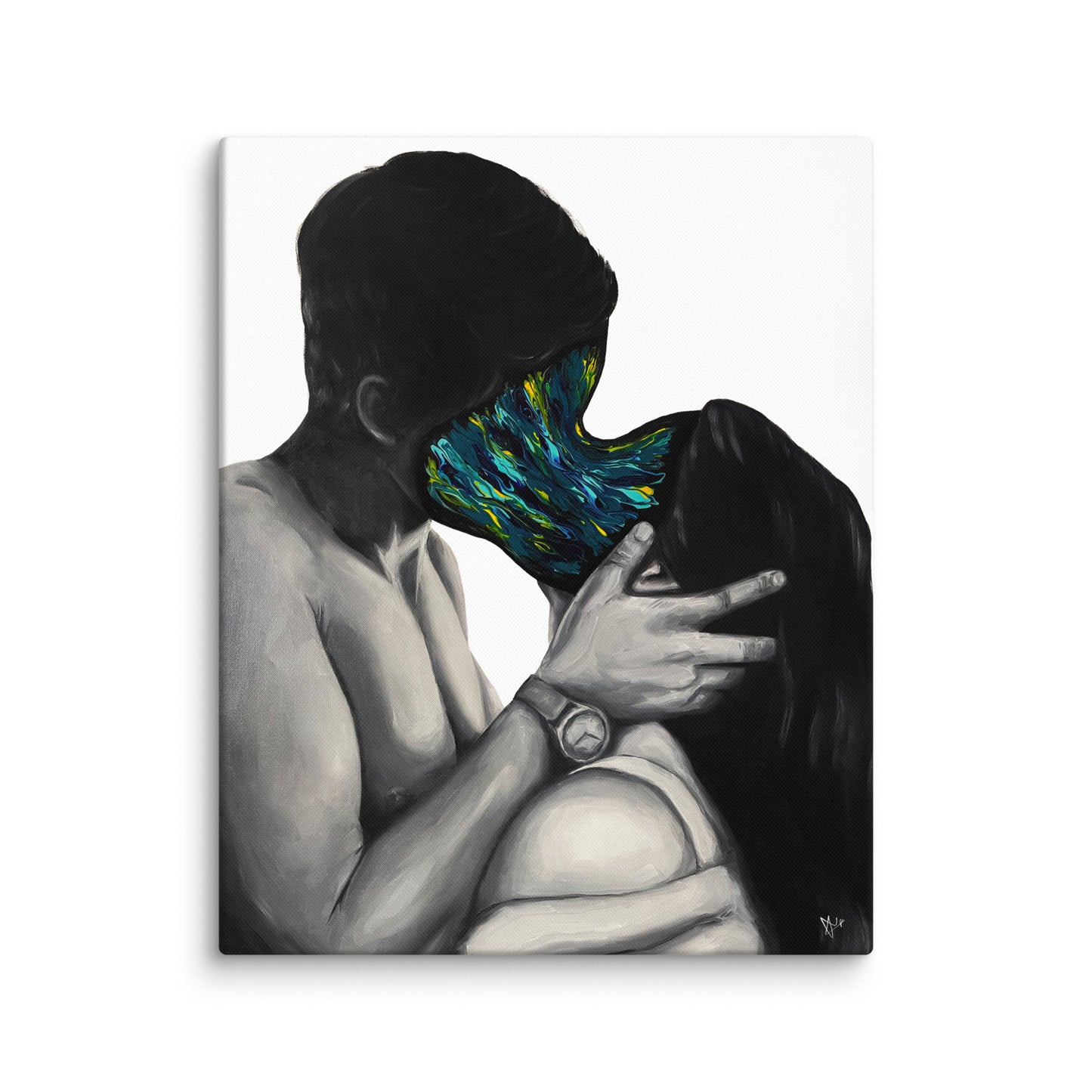 TWIN FLAMES Canvas Print