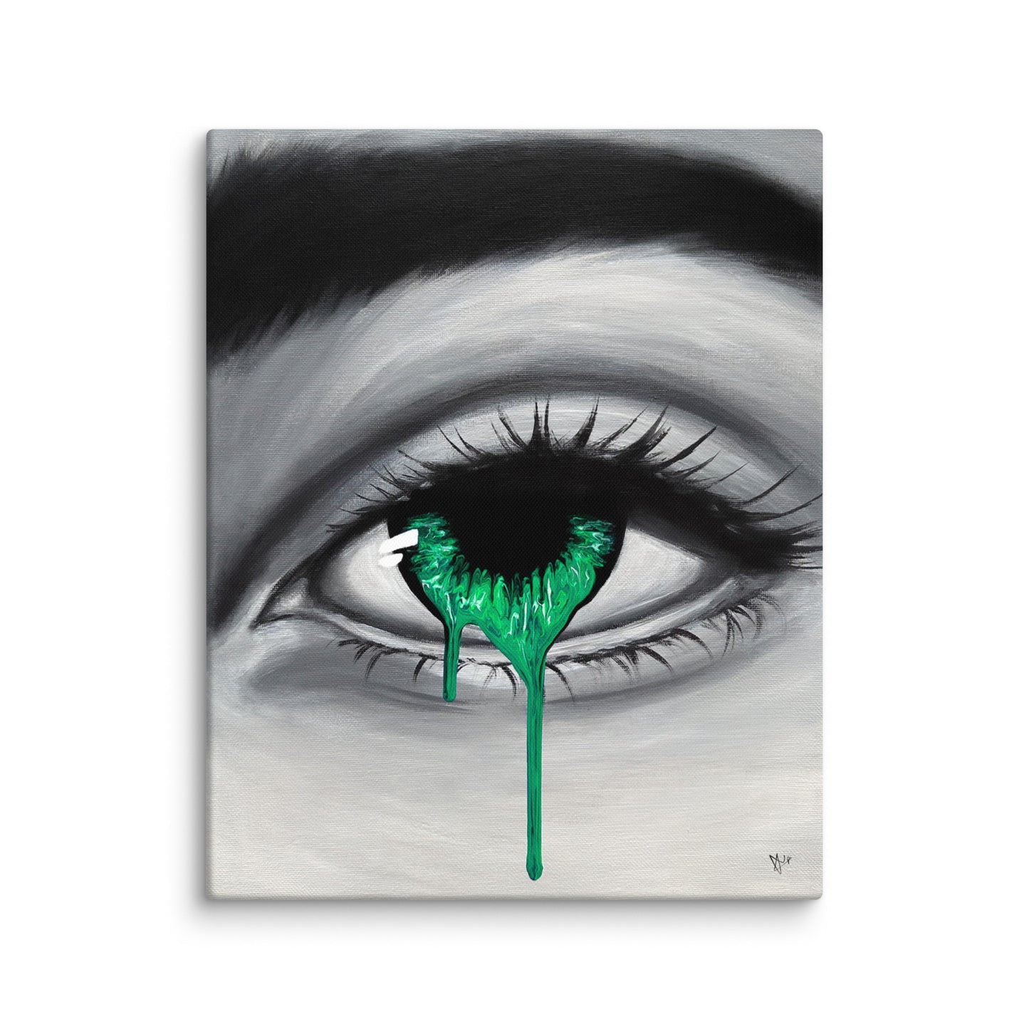 EYE 2 Canvas Print (GREEN)