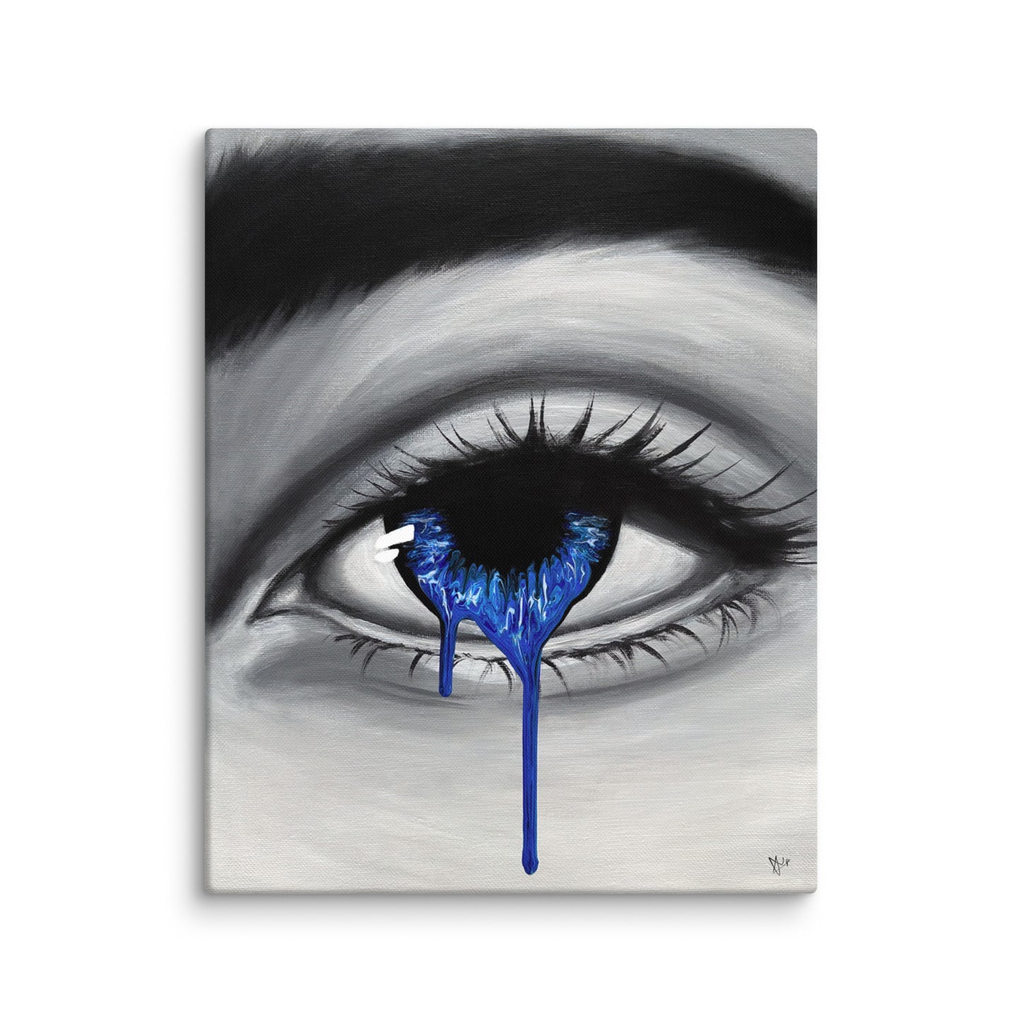 EYE 2 Canvas Print (BLUE)