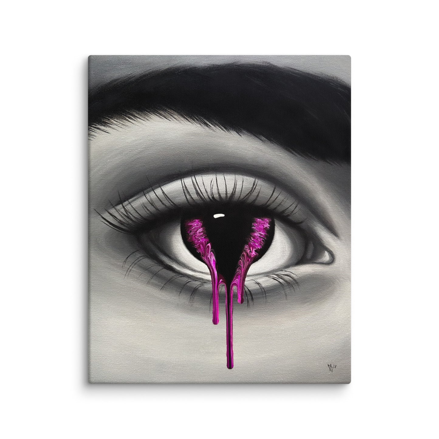 EYE 1 Canvas Print (VIOLET)