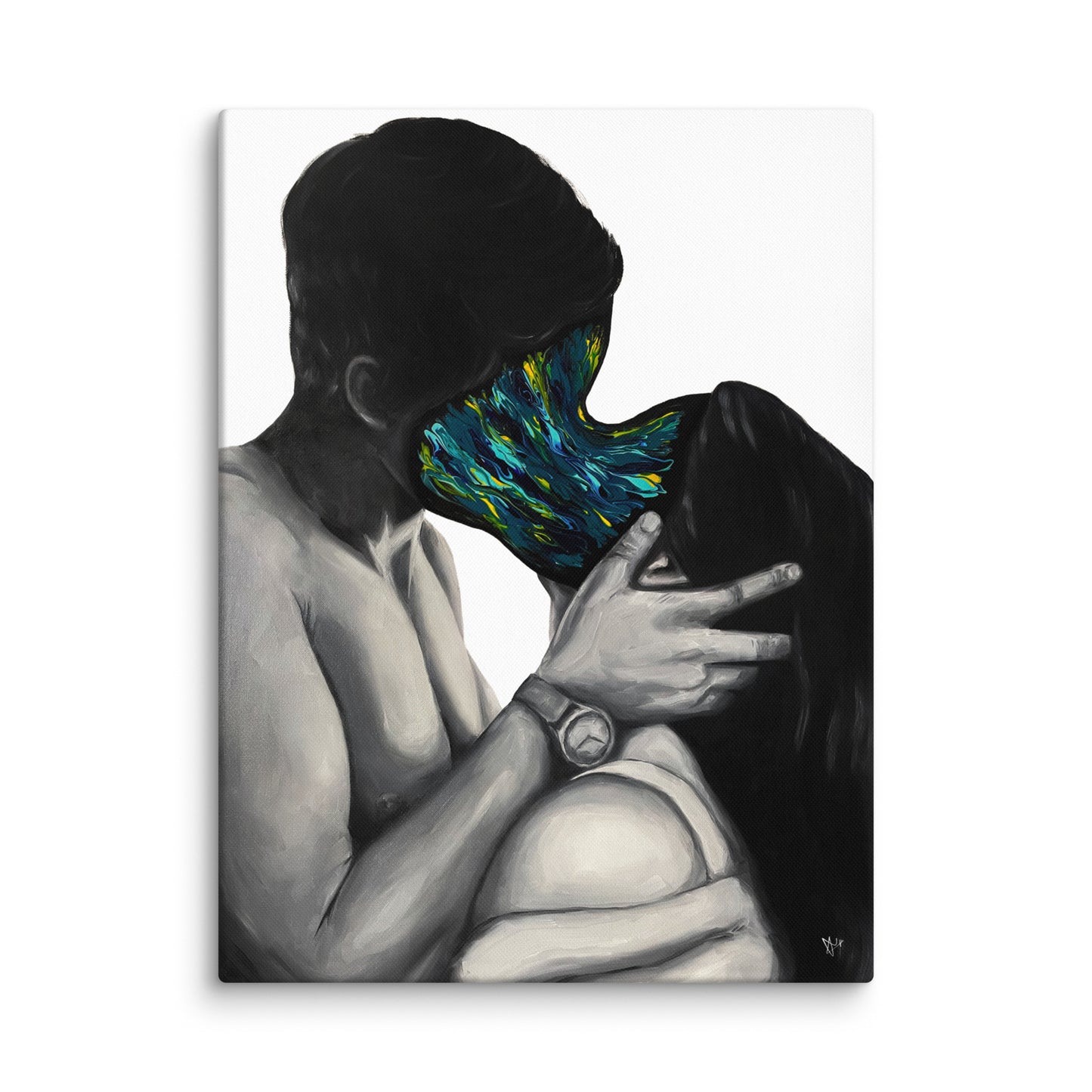 TWIN FLAMES Canvas Print