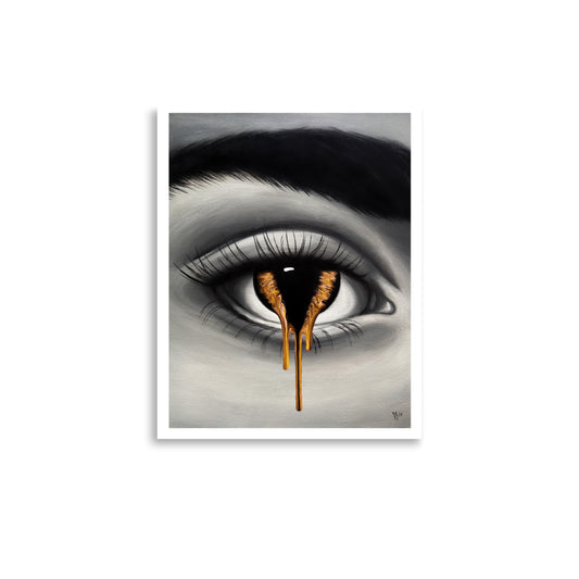 EYE 1 Poster Print (GOLD)