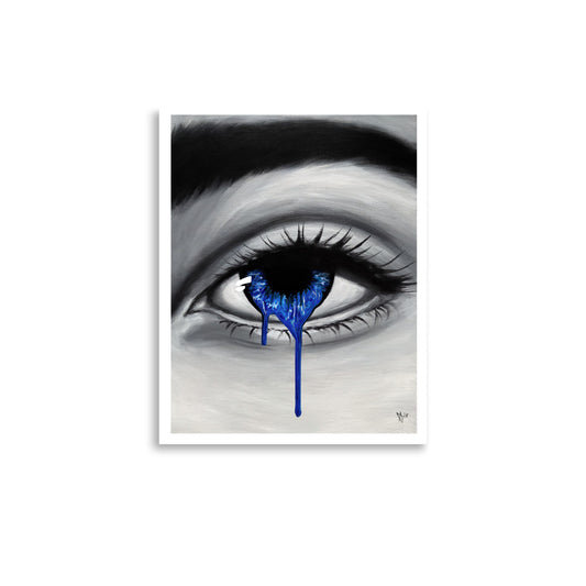 EYE 2 Poster Print (BLUE)