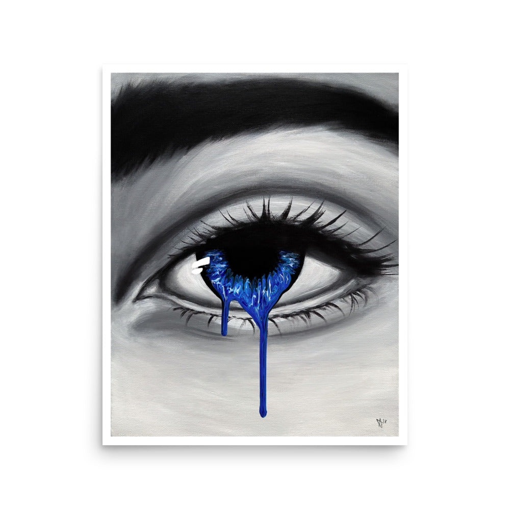 EYE 2 Poster Print (BLUE)