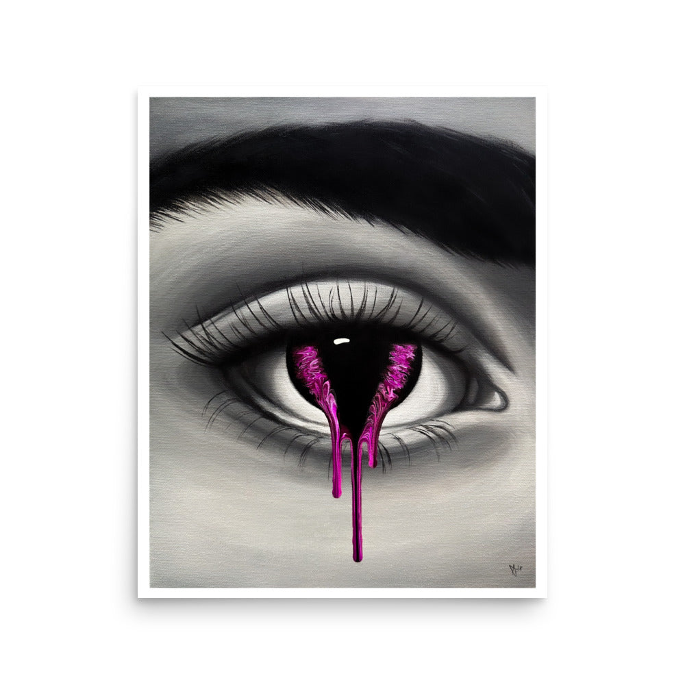 EYE 1 Poster Print (VIOLET)