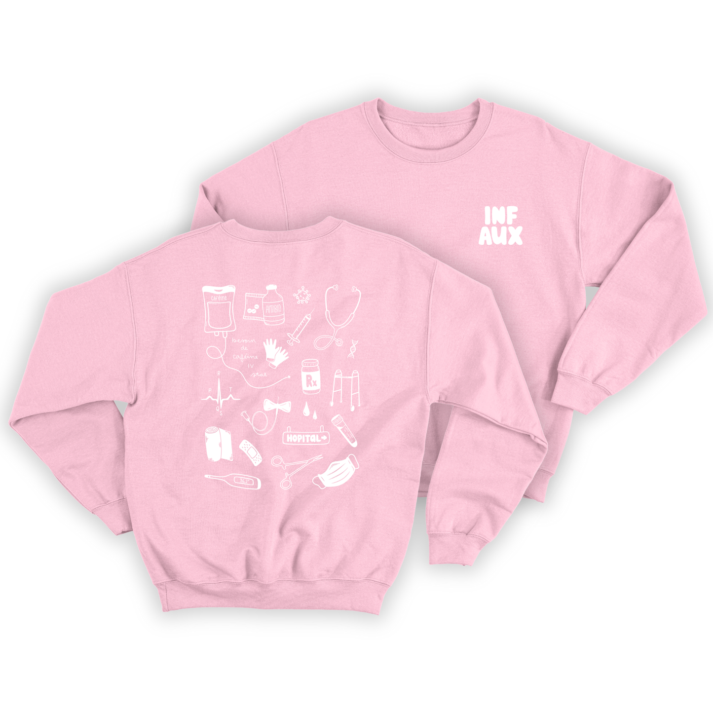 Crewneck "Soins infirmiers"