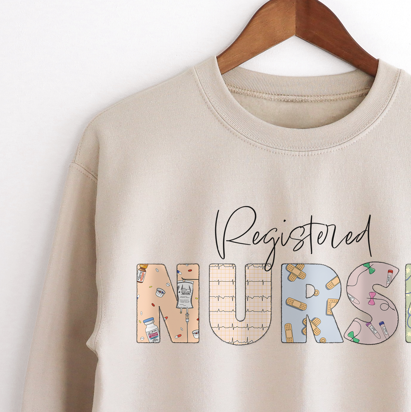 Custom Crewneck "NURSE"