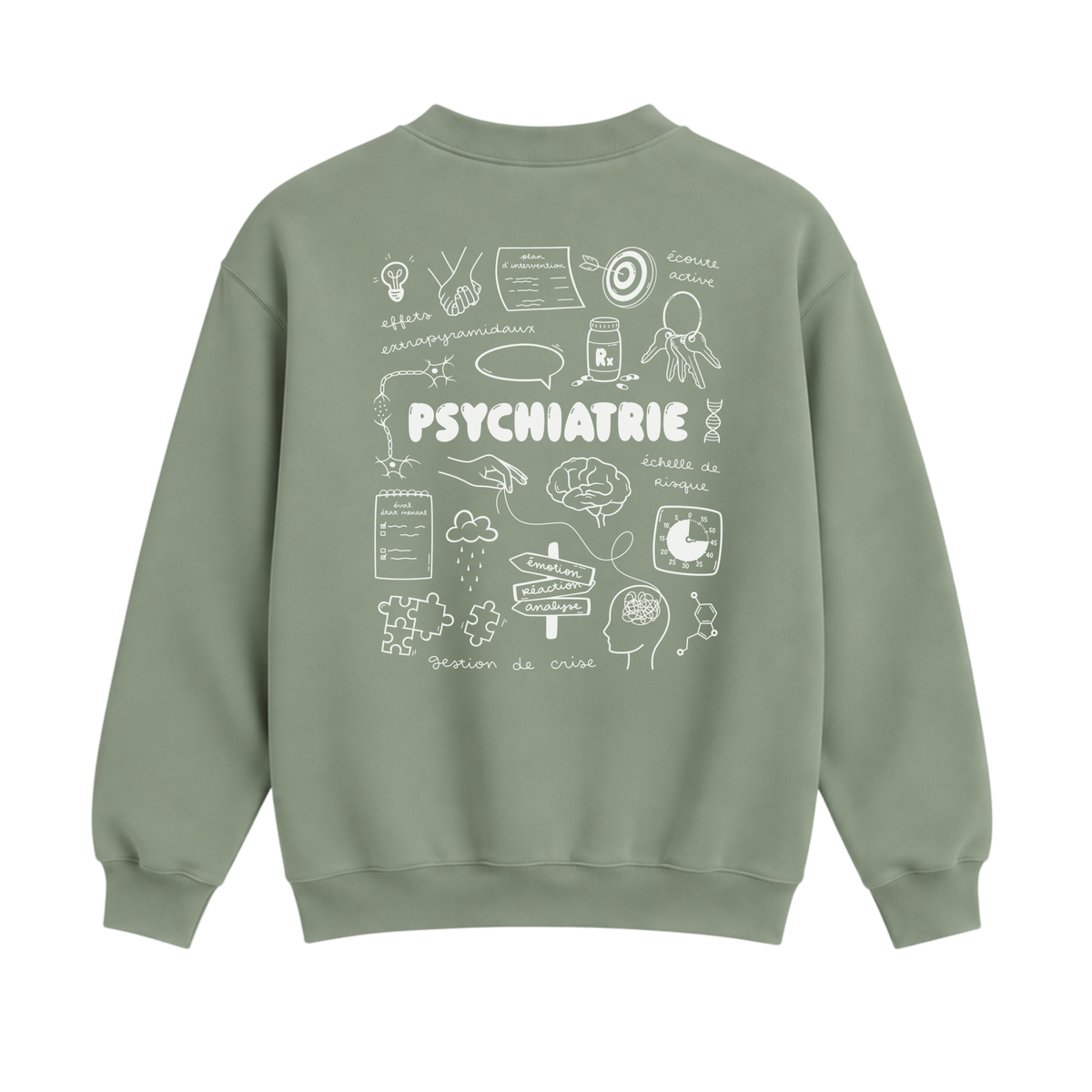 Coton ouaté "PSYCHIATRIE"