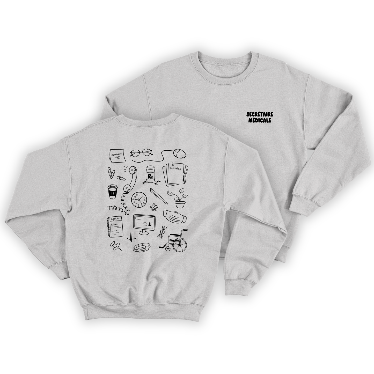 Crewneck "Agent/e admin"