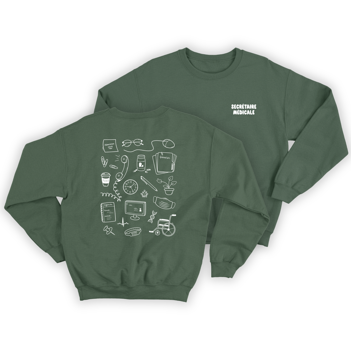 Crewneck "Agent/e admin"