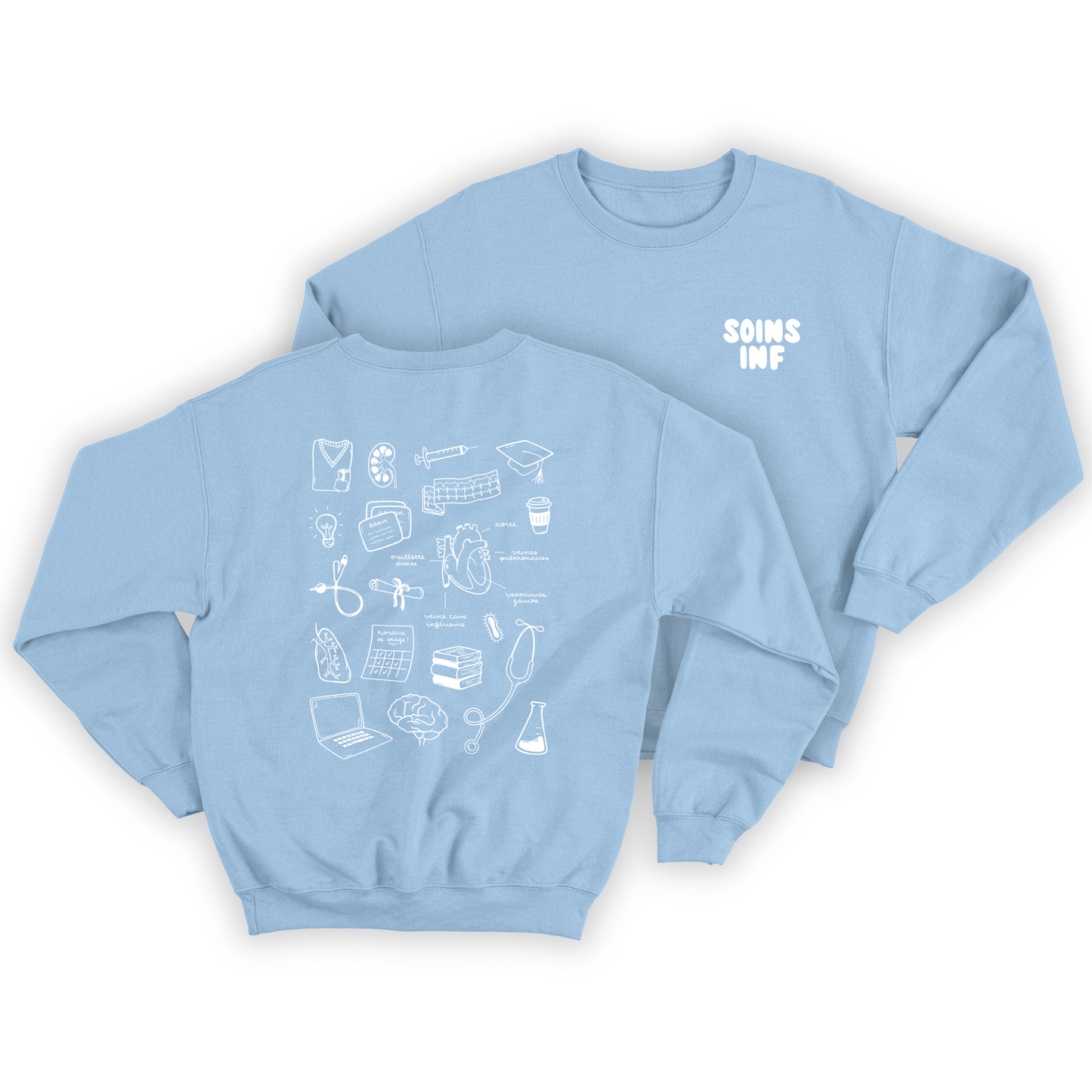 Crewneck "Étudiant soins"