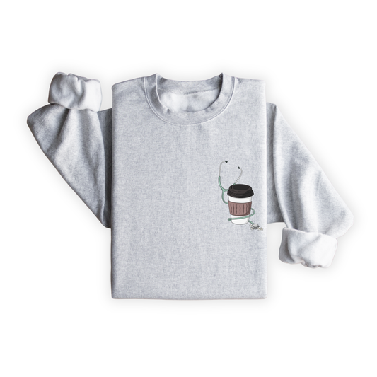 Crewneck "Coffee & Stetho"
